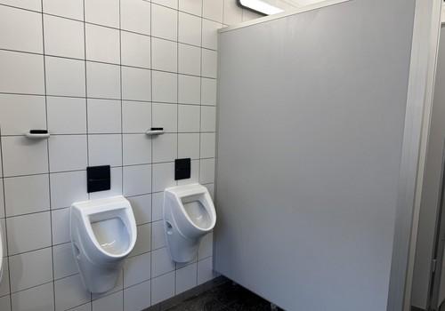 getrennte WC Bereiche