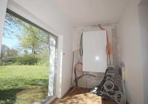 Noch final zu installierender Stromsicherungskasten