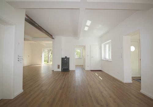 Offene Architektur im Erdgeschoss