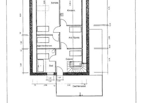 Grundriss DG bemaßt