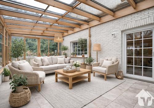 Wintergarten visualisiert