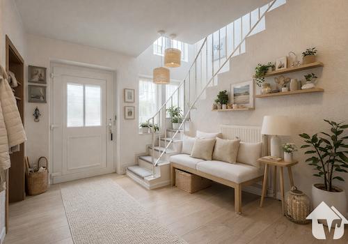 Eingangsbereich visualisiert