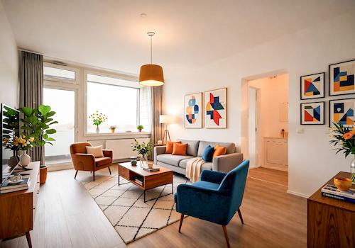 Wohnzimmer - KI-gestaltet
