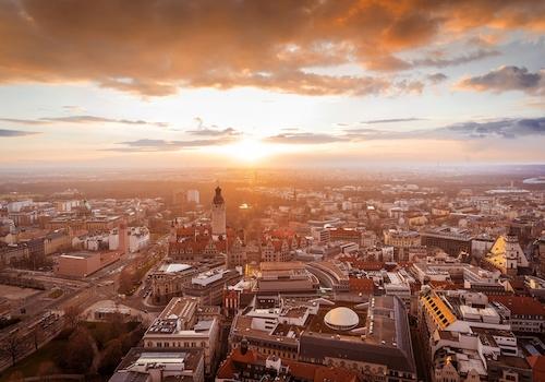 Leipzig - Zentrum West | Luftaufnahme