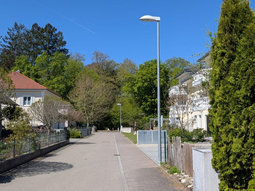 Blick Richtung Park