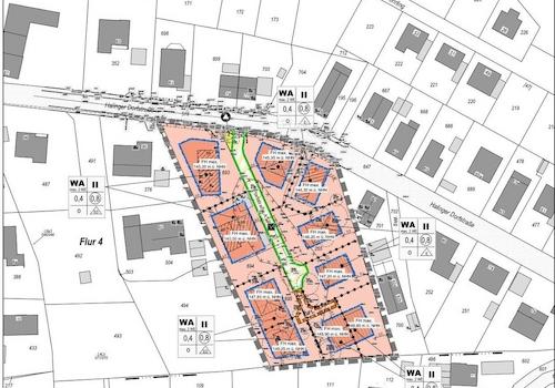 Auszug Bebauungsplan Nr. 240