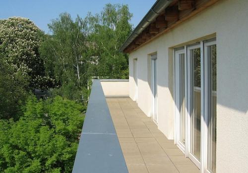 Dachterrasse um Westen