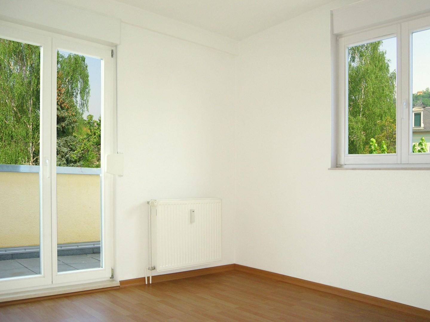 Zimmer 1 zum Garten im Westen