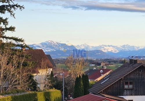 Ausblick Balkon Frühjahr