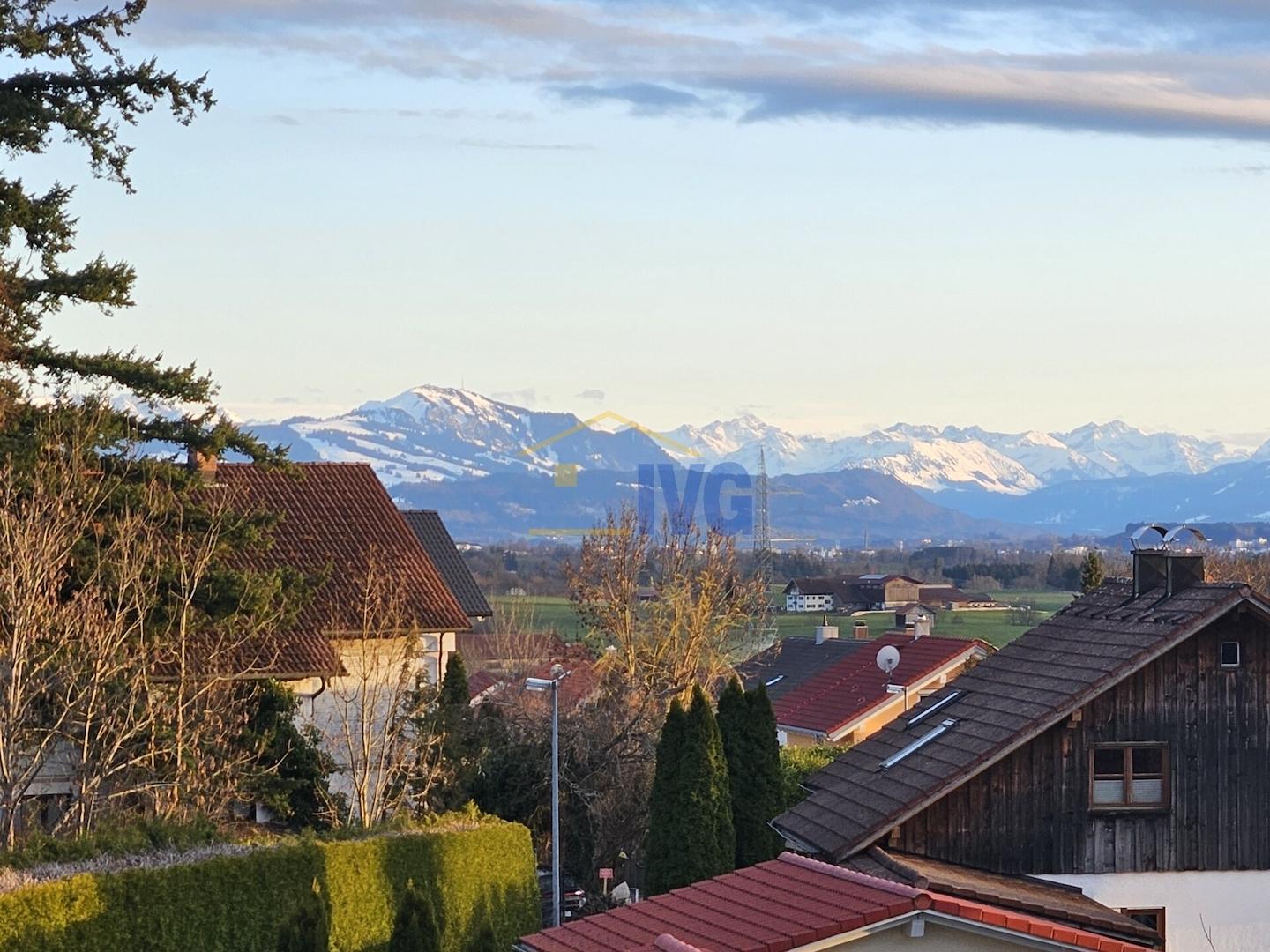 Ausblick Balkon Frühjahr