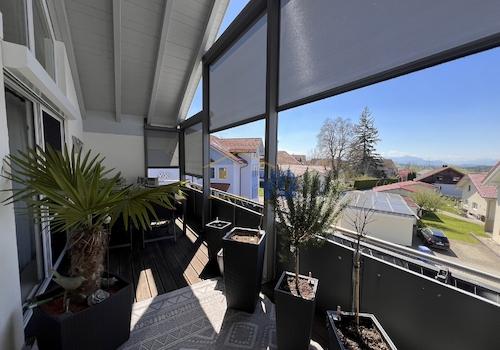 Südbalkon mit Screen