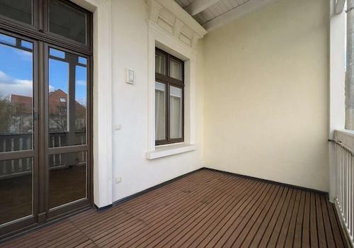 großzügiger Balkon