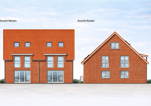 Ansicht Westen und Norden.