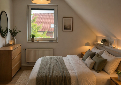 Einrichtungsbeispiel Schlafzimmer