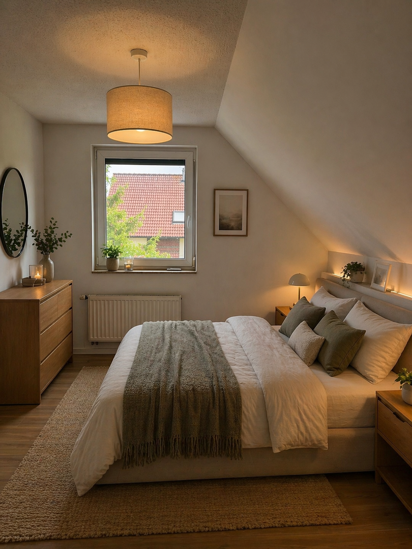 Einrichtungsbeispiel Schlafzimmer