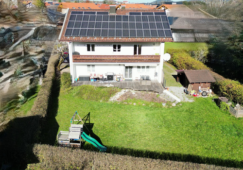 Ansicht mit Garten