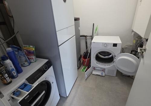 Waschmaschine und Trockner