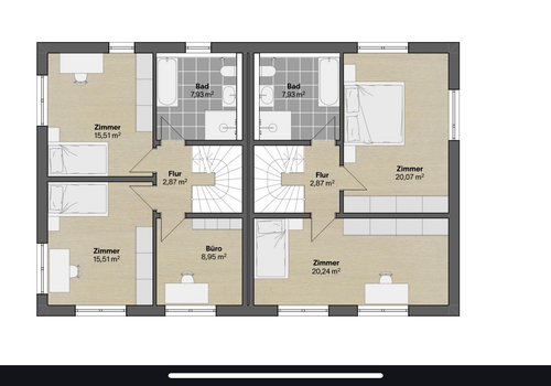 Grundrissbeispiel OG