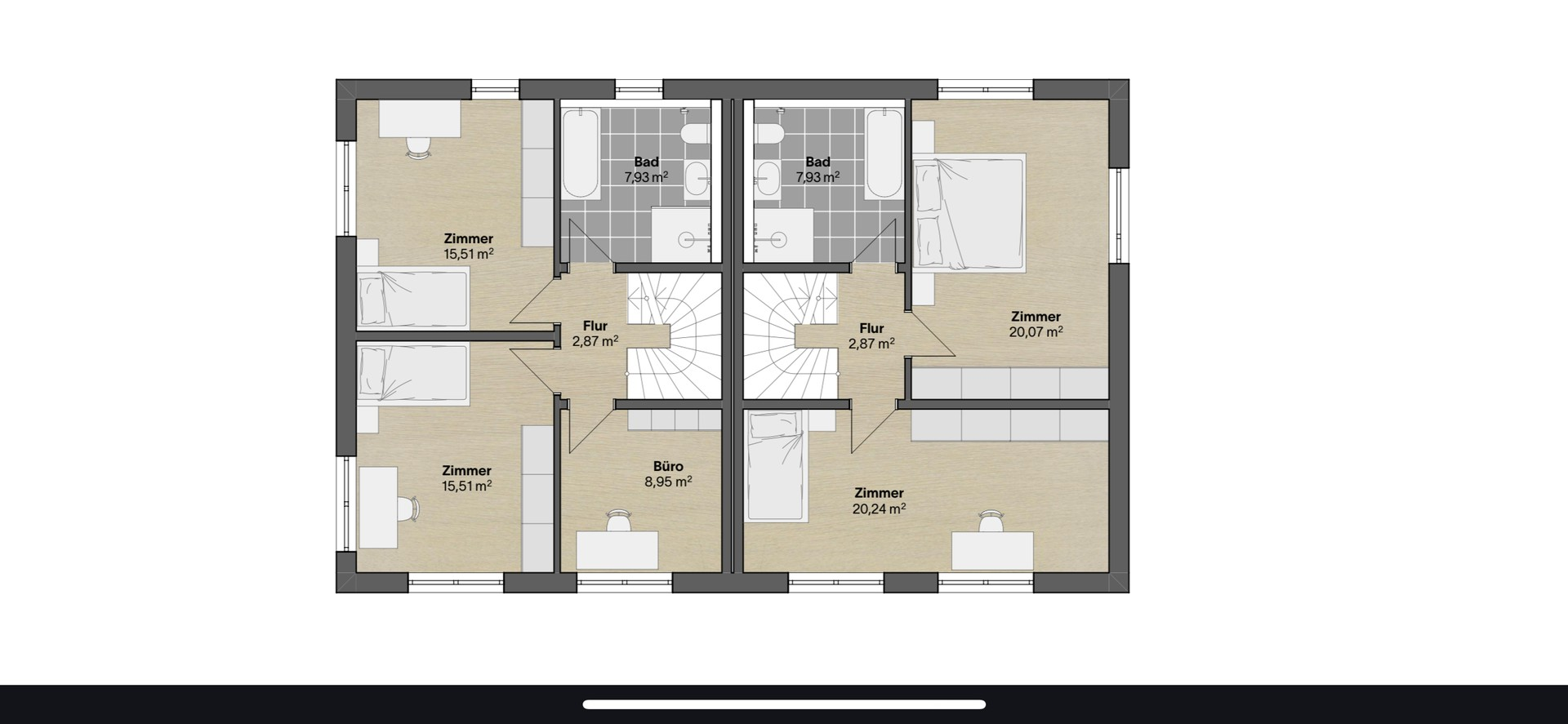 Grundrissbeispiel OG