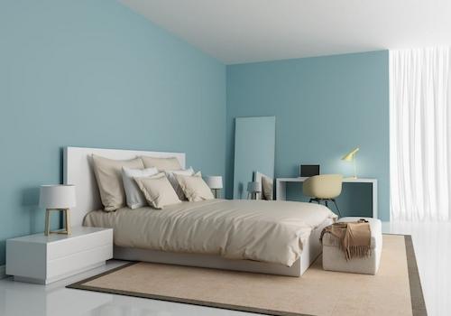 Schlafzimmer mint