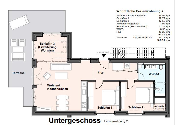 Grundriss  UG WE2