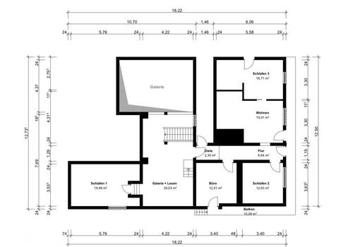 Grundriss 1. Obergeschoss
