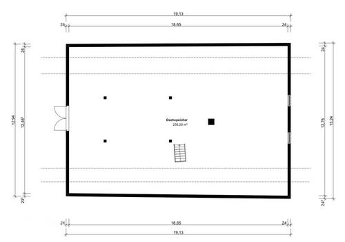 Grundriss Dachspeicher