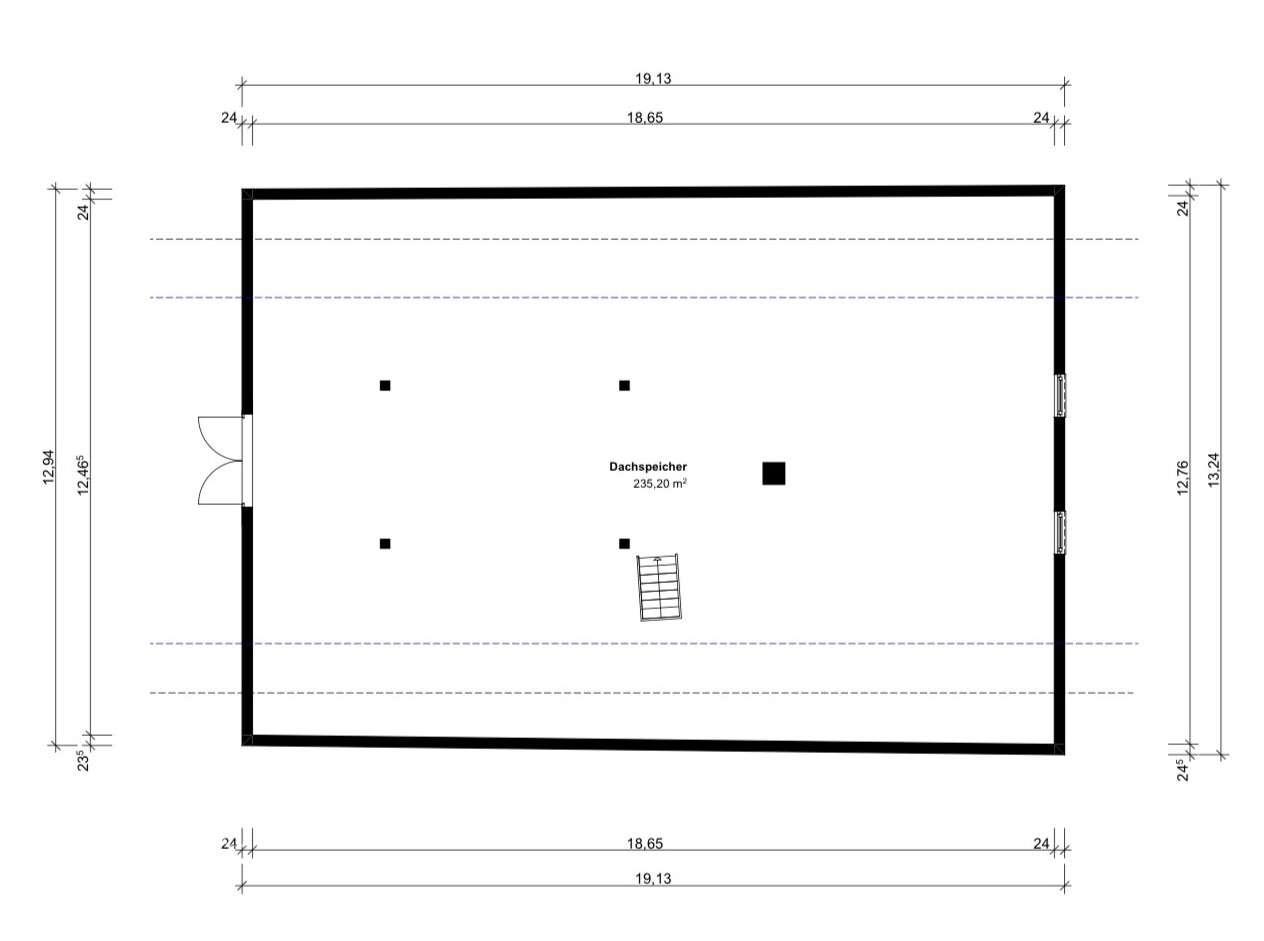 Grundriss Dachspeicher