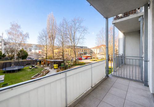 Weitsicht vom Balkon