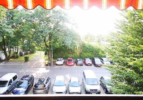 Loggia mit Abendsonne
