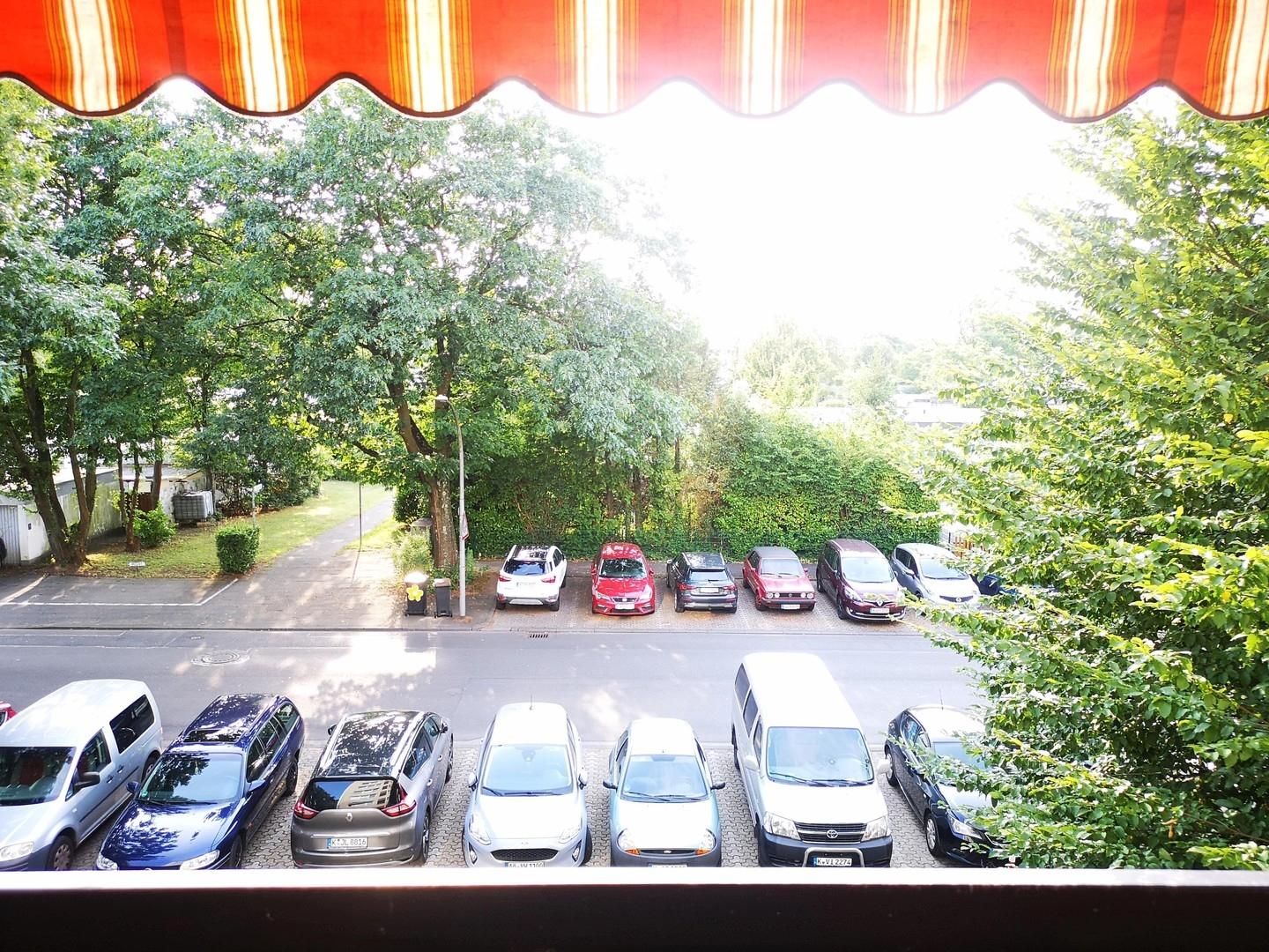 Loggia mit Abendsonne