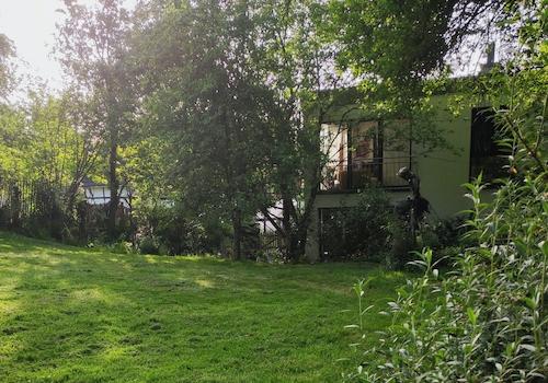 Blick vom Garten aus