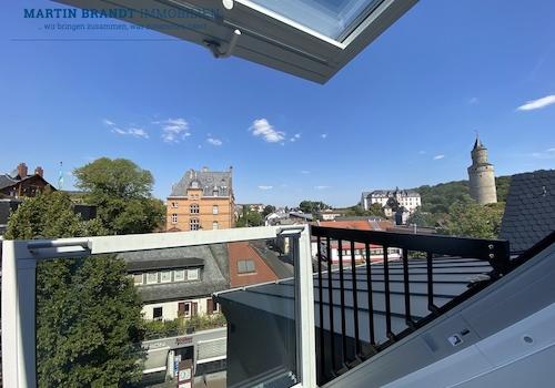 Bad mit Velux Panorama Fenster