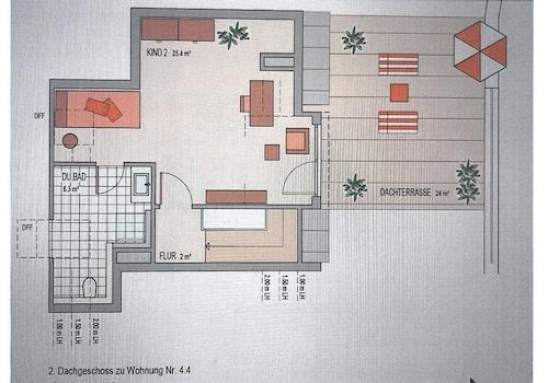 Grundriss 2.Dachgeschoss4.4.