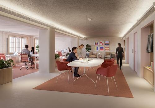 Visualisierung Bürofläche