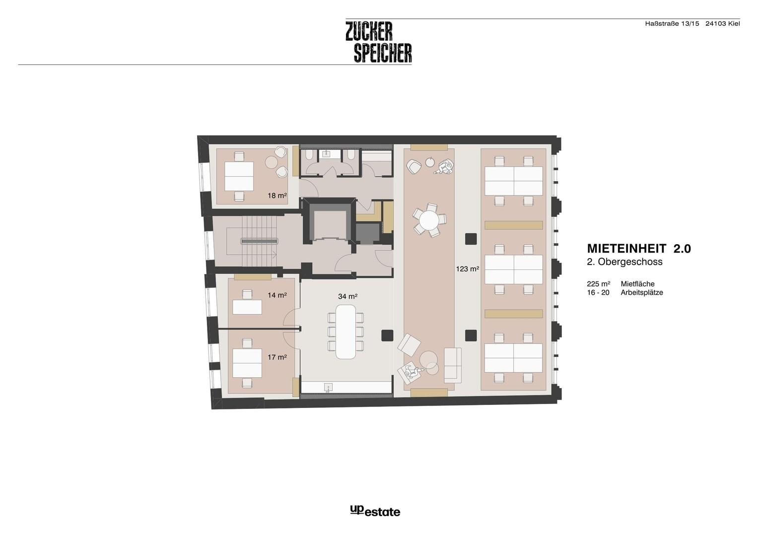 Grundriss 2. Obergeschoss