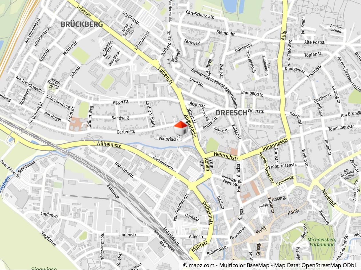 Geolyzer Kartenausschnitt