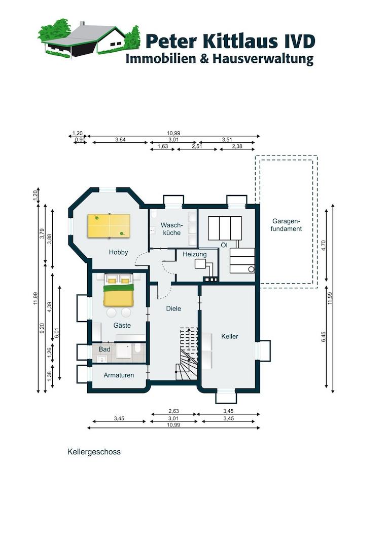 Grundriss Kellergeschoss