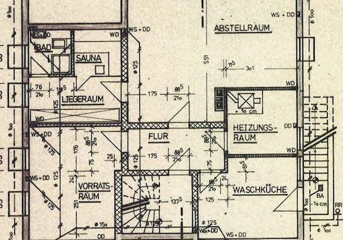 Grundriss Kellergeschoss
