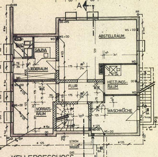 Grundriss Kellergeschoss