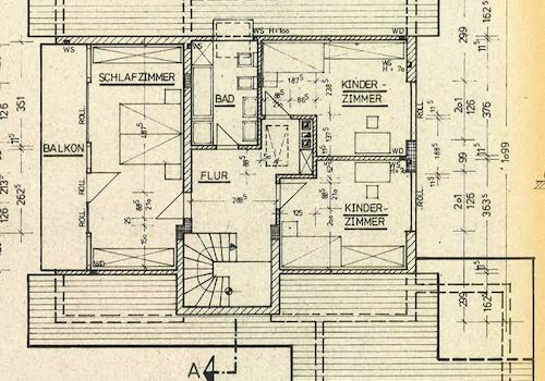 Grundriss Obergeschoss