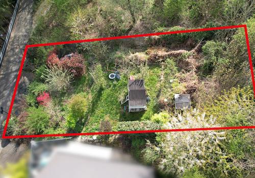 Drohnenaufnahme seitliche