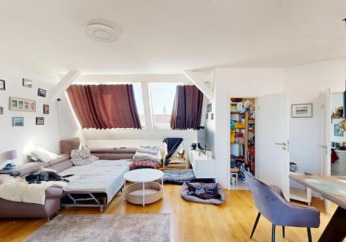 Wohnzimmer Dach
