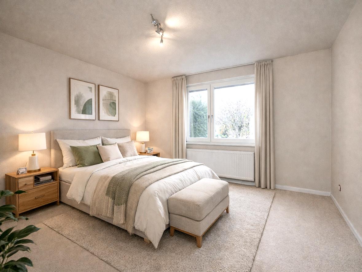 Schlafzimmer (Visualisierung durch KI)