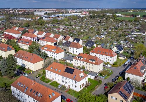 Immobilie in Leipzig/Sellerhausen-Stünz zu vermieten_2-Raum_Luftbild