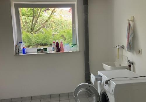 Waschküche mit Tageslicht