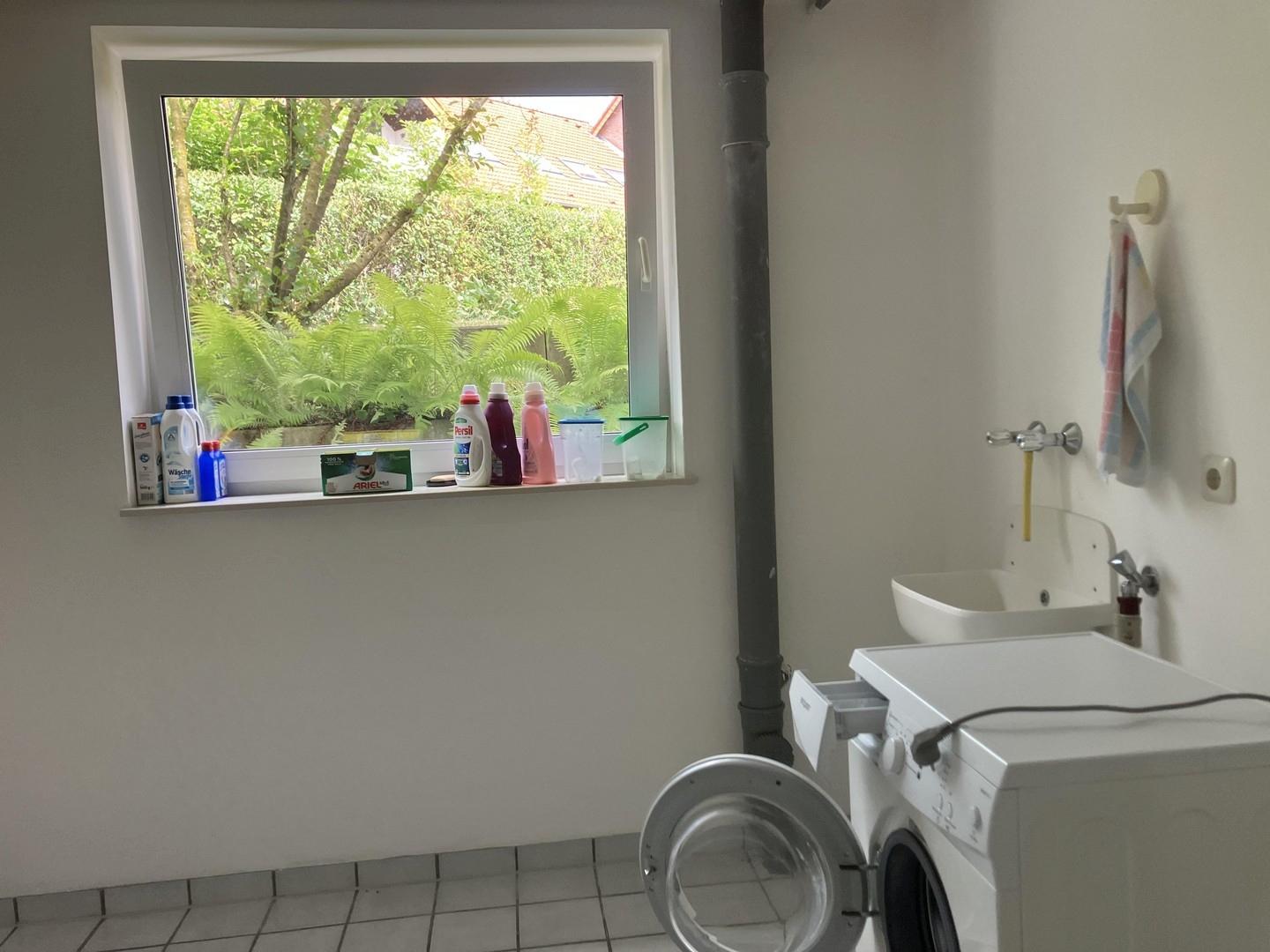 Waschküche mit Tageslicht