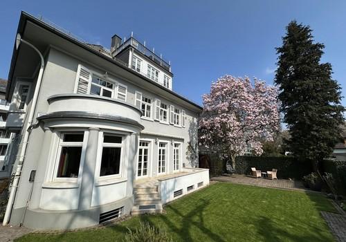 Rückansicht mit Garten