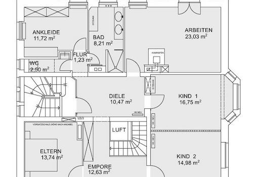 Grundriss OG