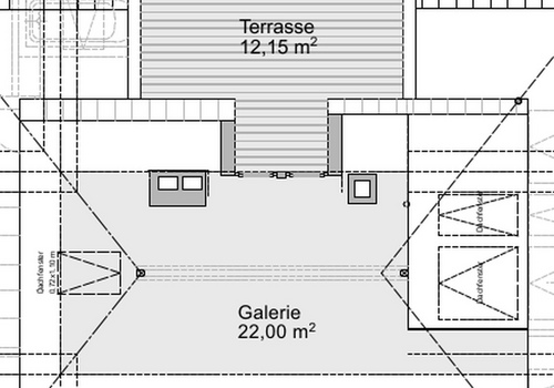 Grundriss Einliegerwohnung DG
